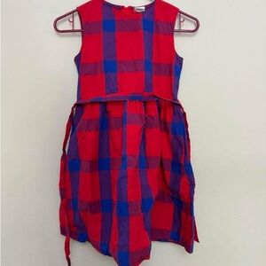 Crewcuts Red and Blue Sleeveless Sundress